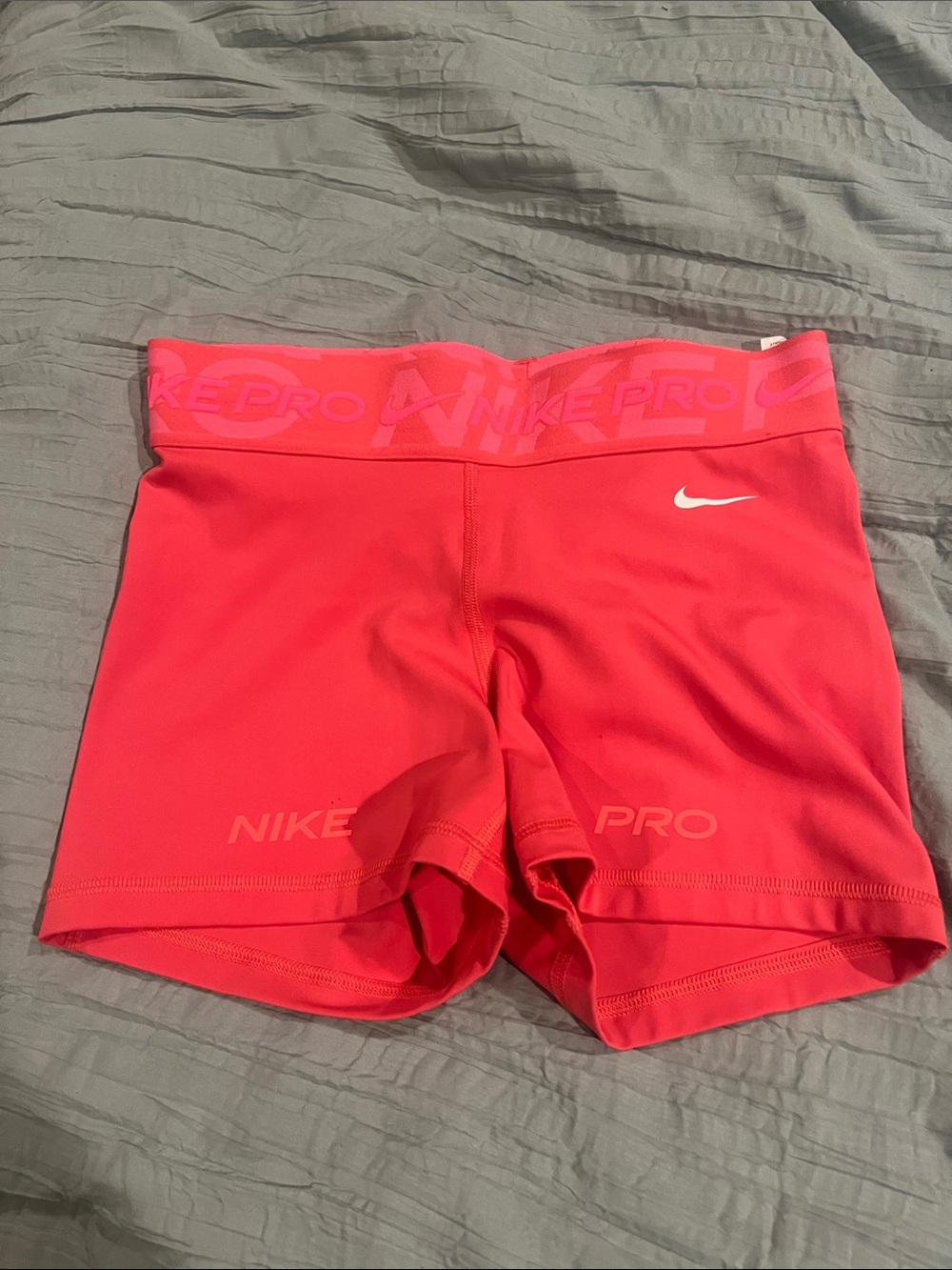 Nike Women's Bright Pink Pro Compression Bike Shorts